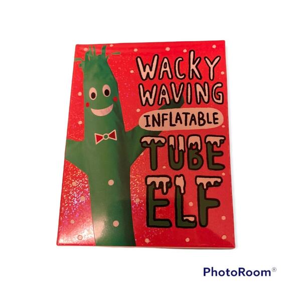 Mini Wacky Waving Inflatable Tube Elf - Picture 2 of 2